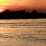 sunset on the zambezi river 2276